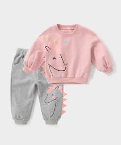 Fashion 2Pcs Baby Girls Clothing Sets Autumn Winter Toddler Girls