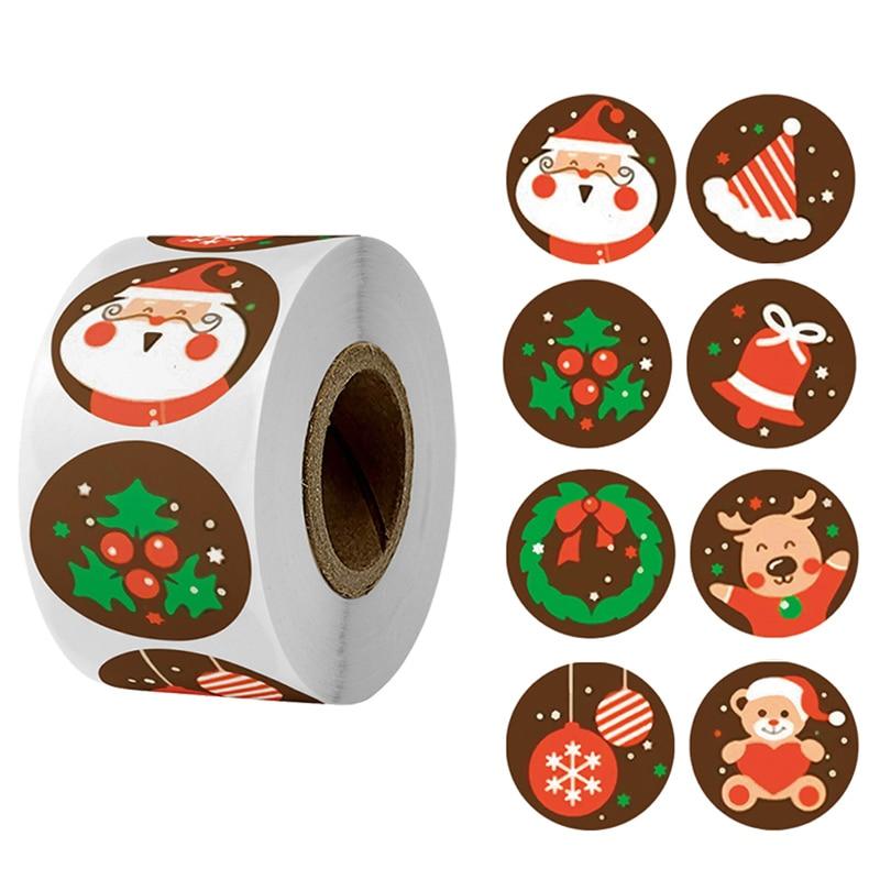 500pcs Merry Christmas Stickers - Grandmas Gift Shop