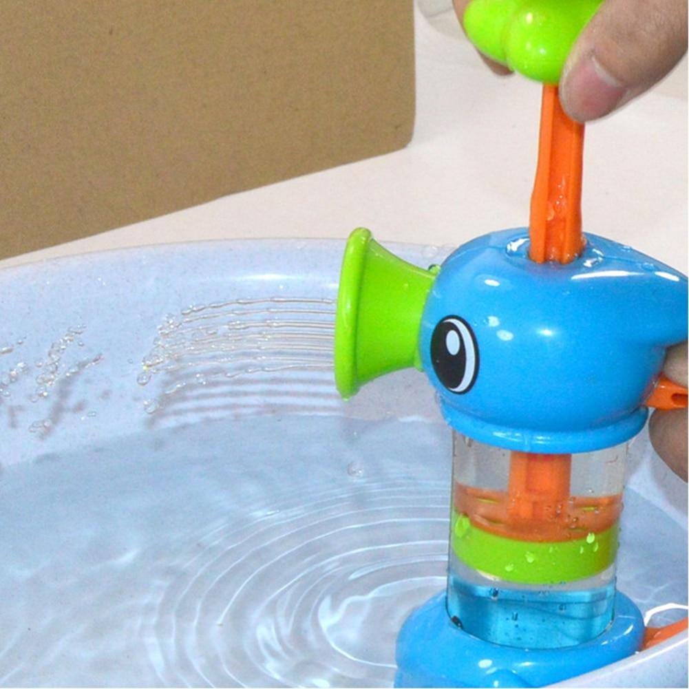 bath toy pumps water