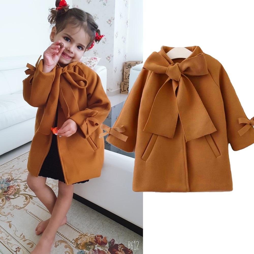 Handmade 18-24 MO Baby Girl Autumn Spring Coat Todder Girl Wool  Overcoat  Mint colored with Bows