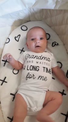 Grandma Waited A Long Time for Me Newborn Jumpsuit photo review