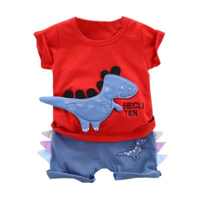 Short-Sleeve Dinosaur Baby Boys Clothes - Grandma's Gift Shop