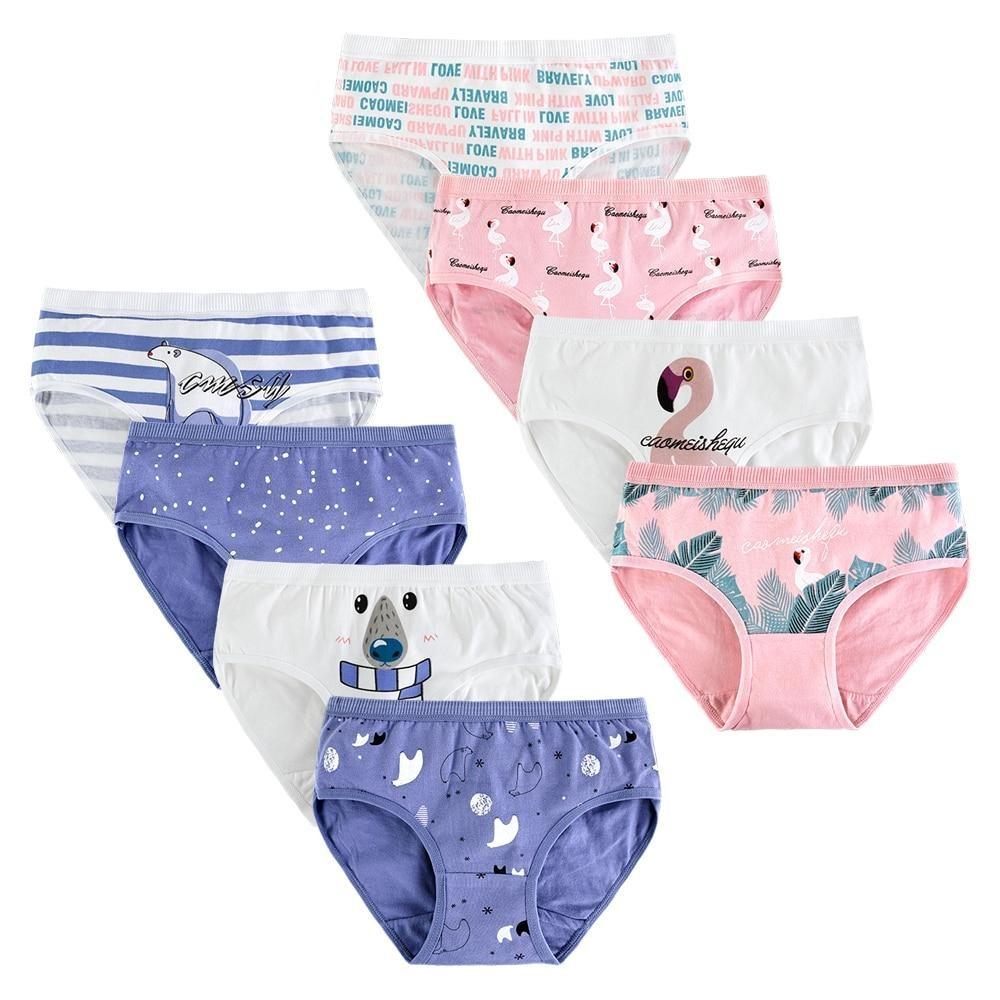 4pcs/lot Girls Cute Cotton underwear - Grandma's Gift Shop