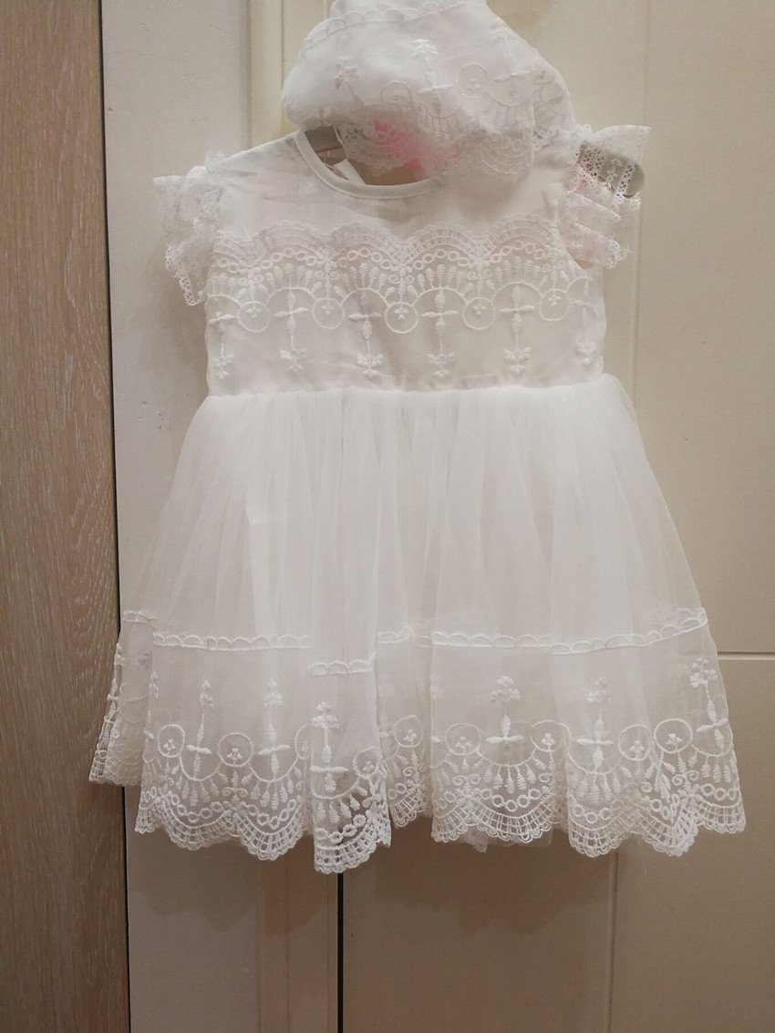 Baby Girl Formal Princess Dress Girl Summer Puff Sleeve Bow Knot Fluff –  marryshe
