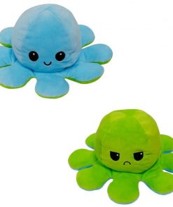 Stuffed Reversible Mood Octopus Plush Toys