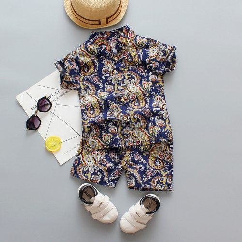 Boys Floral Printed Clothes Set - Grandma's Gift Shop