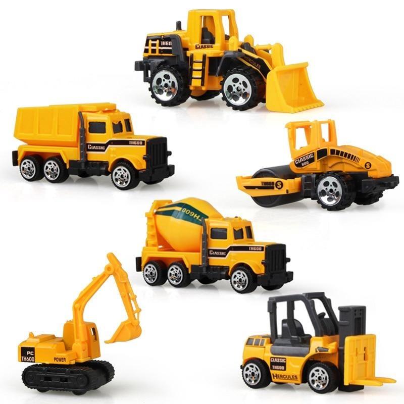 Details about   6 Pcs Engineering Car Toys Lot Vehicle Sets Toys Vehicle Car Toy 