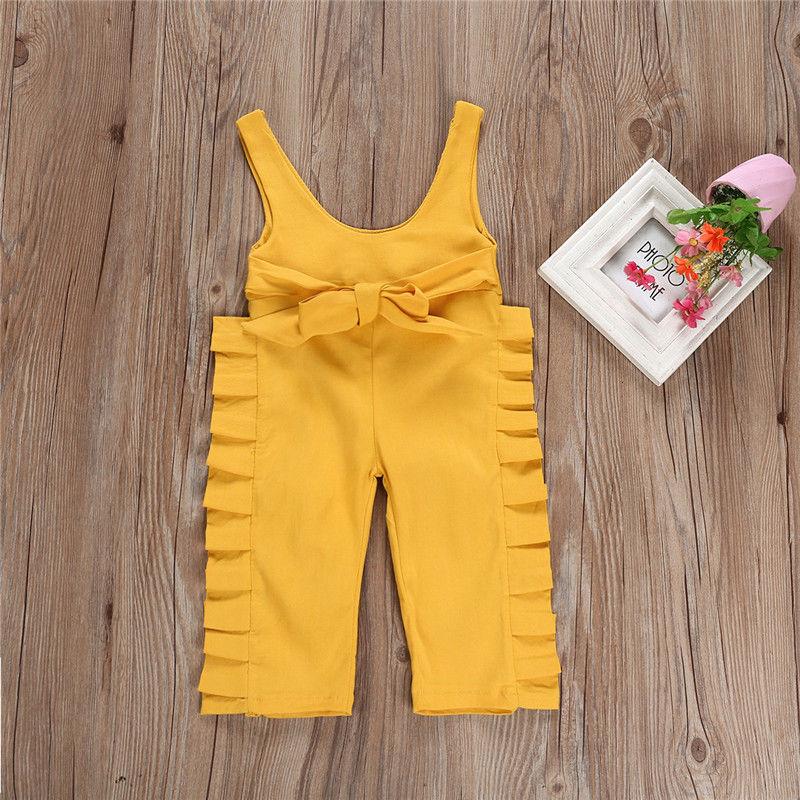 Toddler Kids Girls Boys Overalls Checkerboard Plaid Sleeveless Bib Rompers  Summer Pockets Straps Pants Jumpsuits 