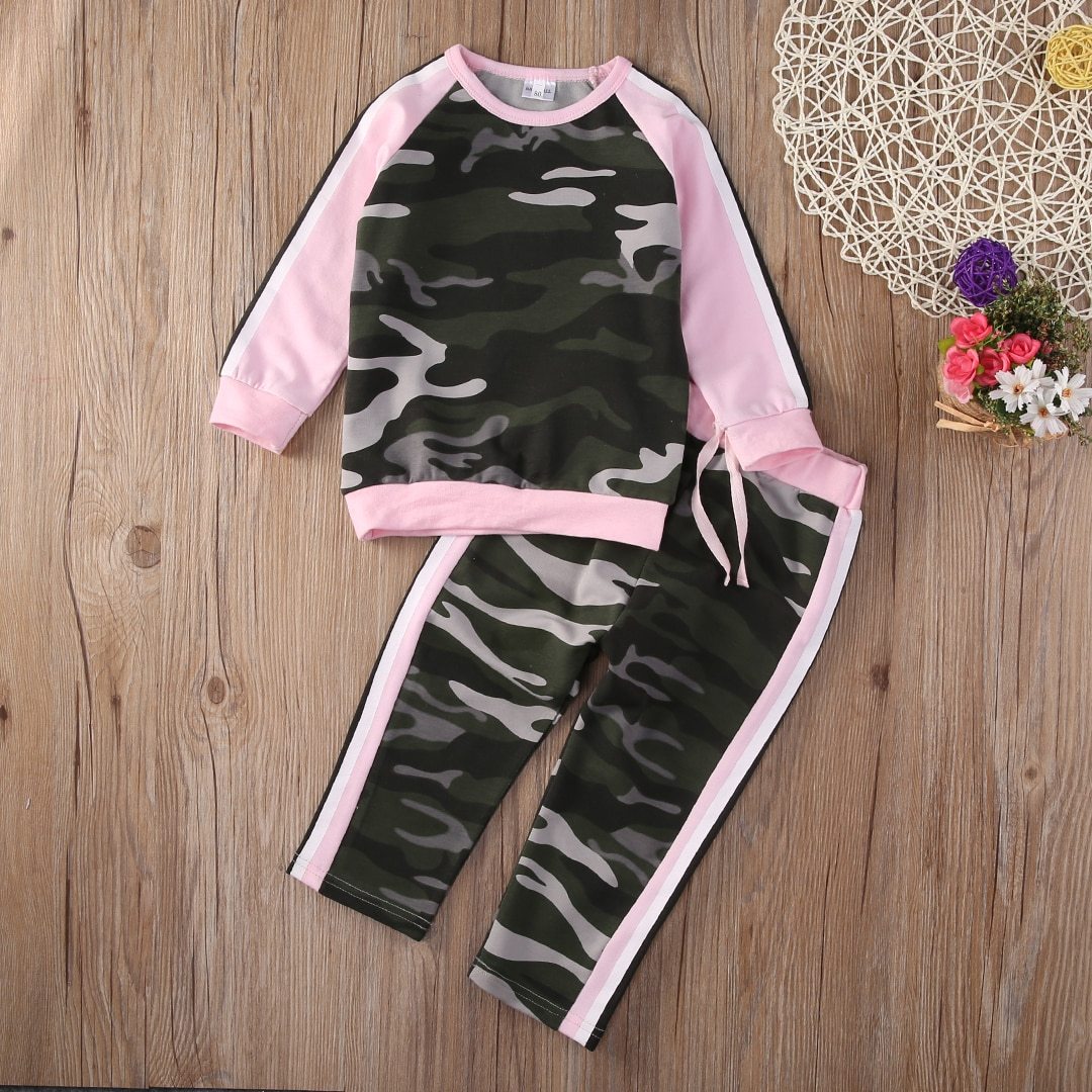 Sporty Girl Camouflage T-Shirt