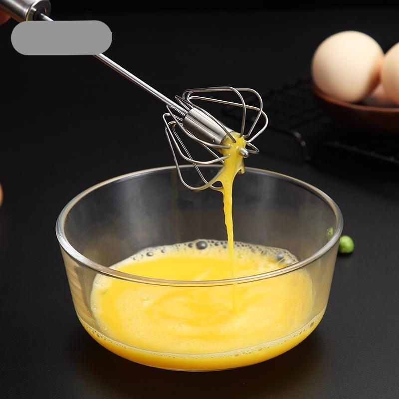 304 Stainless Steel Egg Whisk Semi-automatic Egg Beater Manual