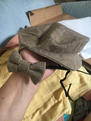 Beanie Cap Bow Tie Set photo review