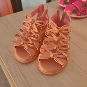 Girls Hollow Out Wrap Sandals photo review