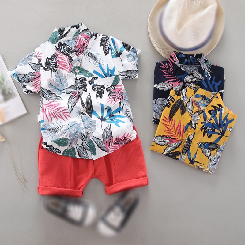 Boys Beach Clothes Outfit Set - Grandma's Gift Shop