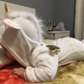 Baby Girl 3D Unicorn Rompers photo review