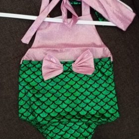 Sleeveless Halter Baby Swimsuit photo review