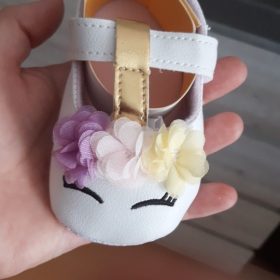 Baby Girls Flower Unicorn First walkers photo review