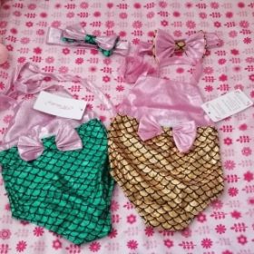 Sleeveless Halter Baby Swimsuit photo review