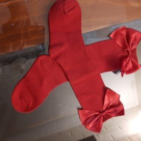 Big Bow Knee-High Christmas Sock photo review