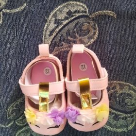 Baby Girls Flower Unicorn First walkers photo review