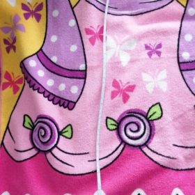 Cartoon Print Hooded Bathrobe Towel photo review