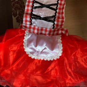 Baby Girl Hooded Red Costume Dress photo review