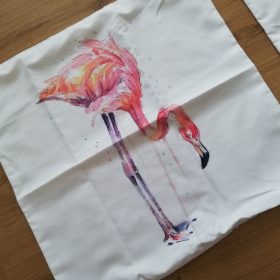 Pink Flamingo Print Pillowcase photo review