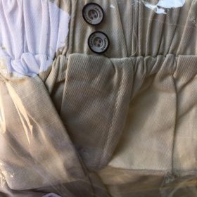 Solid Elastic Waist  Cotton Short photo review