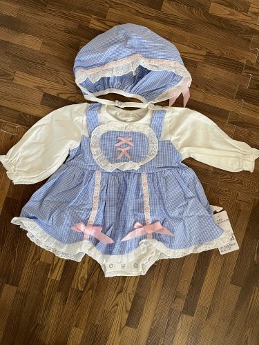 Baby Girl Princess Plaid Dress Outfit photo review