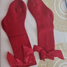 Big Bow Knee-High Christmas Sock photo review