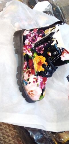 Kids Floral Soft Bottom Martin Boot photo review