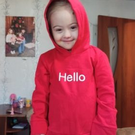 Kids Casual Plain Hooded Jacket photo review