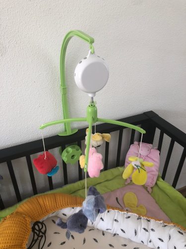 White Rotary Mobile On The Bed Hanging Toys photo review