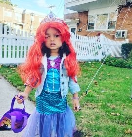 Mermaid Princess Girl Dress Cosplay Costumes photo review