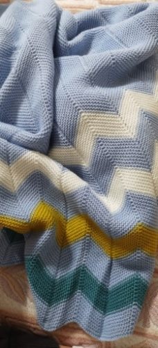 Baby Knitted Stripe Blankets photo review