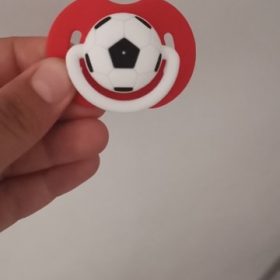 Soft Football Silicone Pacifier photo review