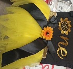 3Pcs Baby Girl Sunflower Style Outfit Set photo review