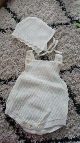 Baby Knitted Cotton Lovely Romper Set photo review