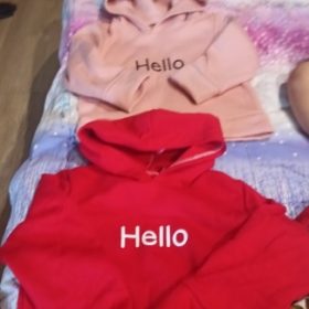 Kids Casual Plain Hooded Jacket photo review