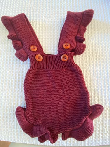 Cute Knitted Baby Rompers photo review