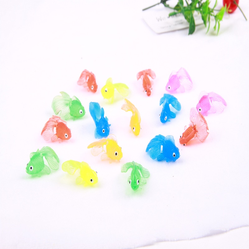 10 pcs Kids Soft Rubber Goldfish - Grandma's Gift Shop