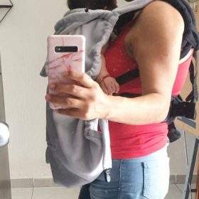 Cute Hooded Baby Carrier Sling Wrap Backpacks photo review