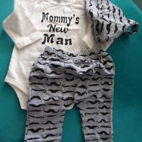 Mommy's New Man Baby Boy Set photo review