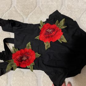 Sleeveless Floral Baby Romper photo review