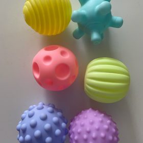 Baby Tactile Squeak Ball Toys photo review