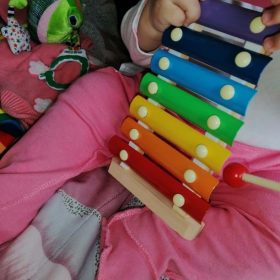 Kids Colorful Wooden Blocks Toy photo review