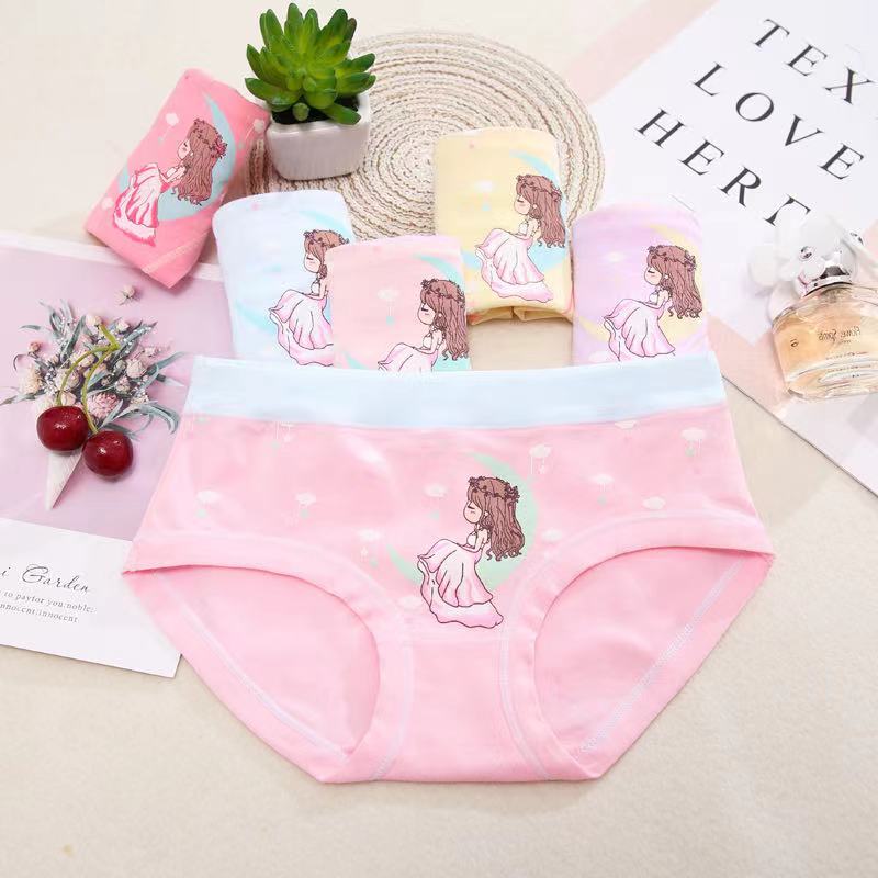 4PCS/LOT Girls Cotton Cartoon Underwear Panty - Grandma's Gift Shop