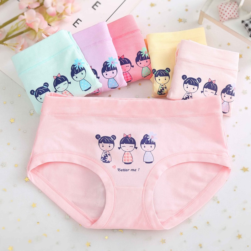 4PCS/LOT Girls Cotton Cartoon Underwear Panty - Grandma's Gift Shop