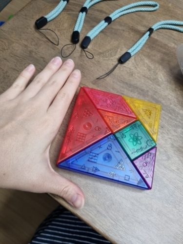 Colorful Magnetic 3D Tangram Jigsaw Toy photo review