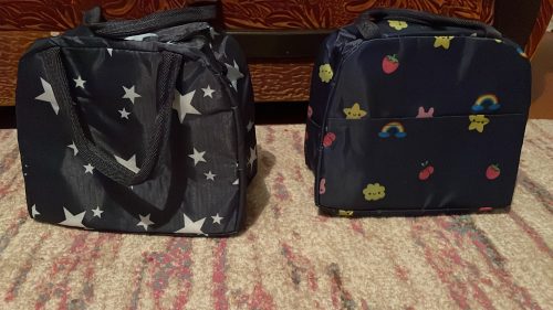 Cute Print Portable Lunch Bags photo review