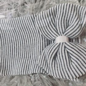 Newborn Bowknot Warm Beanie Hat photo review